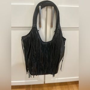 Jennifer Haley Large Fringe Hobo Bag